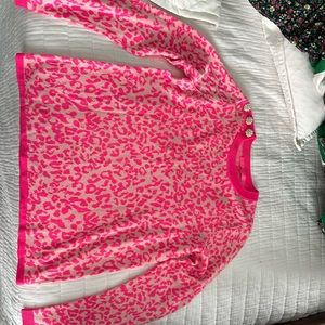 Brand new Lilly leopard sweater NEW WITH TAGS.